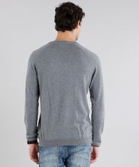 Sueter-Masculino-Basico-em-Trico-Gola-Careca-Manga-Longa-Cinza-Mescla-8848859-Cinza_Mescla_2