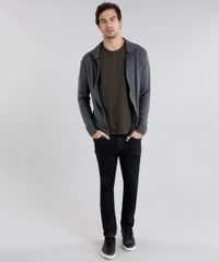Jaqueta-Masculina-em-Trico-Manga-Longa-Cinza-Mescla-Escuro-8848976-Cinza_Mescla_Escuro_3
