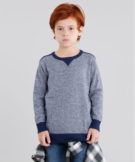 Sueter-Infantil-em-Trico-Manga-Longa-Gola-Careca-Azul-Marinho-8842334-Azul_Marinho_1