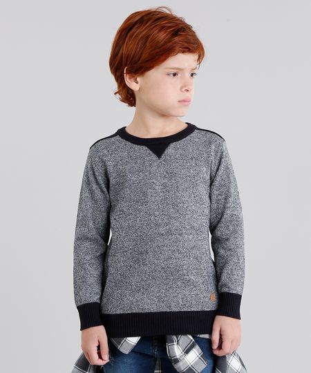 Sueter-Infantil-em-Trico-Manga-Longa-Gola-Careca-Preto-8842334-Preto_1 Sueter-Infantil-em-Trico-Manga-Longa-Gola-Careca-Preto-8842334-Preto_1