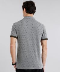 Polo-Masculina-em-Piquet-Estampada-Geometrica-Manga-Curta-Cinza-9115126-Cinza_2