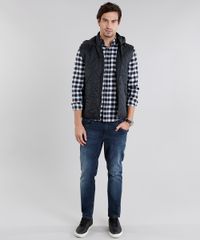 Camisa-Masculina-Comfort-Xadrez-em-Flanela-Manga-Longa-Azul-Marinho-8841897-Azul_Marinho_3