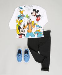 Camiseta-Infantil-Turma-do-Mickey-Manga-Longa-Gola-Careca-em-Algodao---Sustentavel-Branca-9042789-Branco_1_3