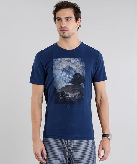 Camiseta-Masculina--Paisagem--Manga-Curta-Gola-Careca-Azul-Marinho-9115033-Azul_Marinho_1