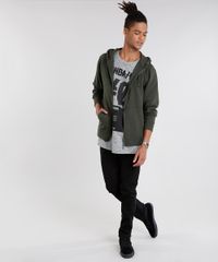 Blusao-Masculino-em-Moletom-Basico-com-Capuz-Manga-Longa-Verde-Militar-8829212-Verde_Militar_3