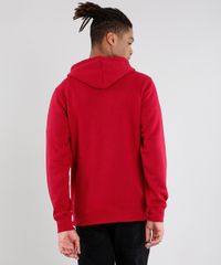 Blusao-Masculino-em-Moletom-Basico-com-Capuz-Manga-Longa-Vinho-8829229-Vinho_2