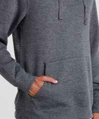 Blusao-Masculino-em-Moletom-Basico-com-Capuz-Manga-Longa-Cinza-Mescla-8829298-Cinza_Mescla_4