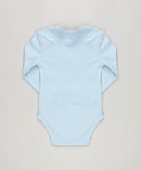Body-Infantil--Dormir-e-para-os-Fracos--Manga-Longa-Decote-Redondo-em-Algodao---Sustentavel-Azul-Claro-8824165-Azul_Claro_2
