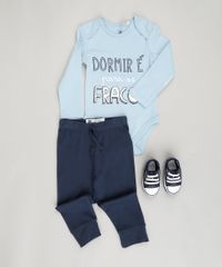 Body-Infantil--Dormir-e-para-os-Fracos--Manga-Longa-Decote-Redondo-em-Algodao---Sustentavel-Azul-Claro-8824165-Azul_Claro_3