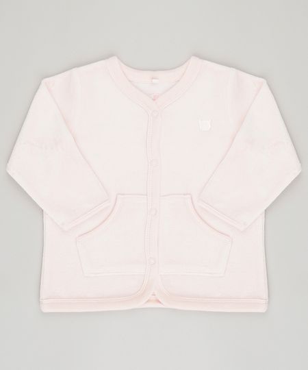 Cardigan-Infantil-em-Plush-Manga-Longa-de-Algodao---Sustentavel-Rosa-Claro-8859068-Rosa_Claro_1