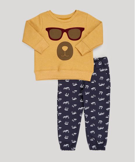 Conjunto-Infantil-de-Blusao-Urso-Caramelo---Calca-em-Moletom-Estampada-Azul-Marinho-9118249-Azul_Marinho_1