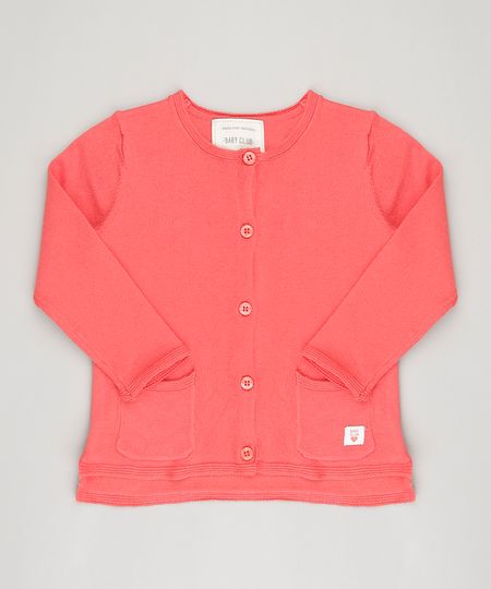 Cardigan-Infantil-Basico-em-Trico-Coral-8871448-Coral_1