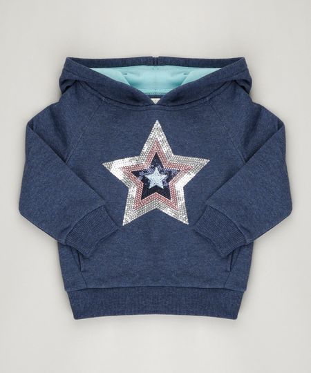 Blusao-Infantil-em-Moletom-com-Paetes-e-Capuz-Manga-Longa-Azul-Marinho-8860212-Azul_Marinho_1