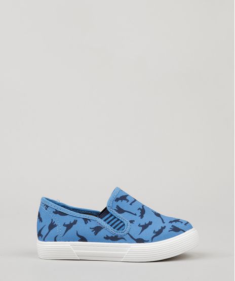 Tenis-Slip-On-Infantil-Molekinho-Estampado-de-Dinossauros-Azul-9172380-Azul_1