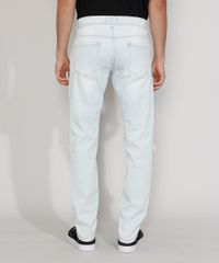 Calca-Jeans-Masculina-Slim-com-Rasgo-no-Joelho-e-Puidos-Azul-Claro-9964002-Azul_Claro_4