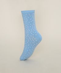 Meia-Feminina-Cano-Alto-Estampada-Poa-Azul-9971348-Azul_2