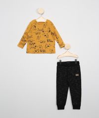 Camiseta-Infantil-Manga-Longa-Estampada-de-Cachorrinhos-Amarelo-9975774-Amarelo_3