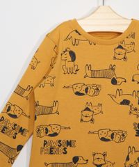 Camiseta-Infantil-Manga-Longa-Estampada-de-Cachorrinhos-Amarelo-9975774-Amarelo_4