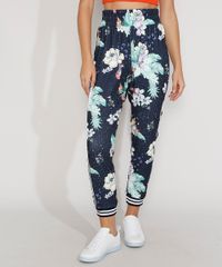 Calca-Feminina-Jogger-Cintura-Super-Alta-Canelada-Estampada-Floral-Azul-Marinho-9975879-Azul_Marinho_5