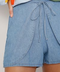 Short-Jeans-Feminino-Cintura-Alta-com-Sobreposicao-Azul-Medio-9981698-Azul_Medio_6