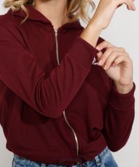 Blusao-de-Moletom-Feminino-Cropped--Life-is-Beautiful--com-Ziper-e-Capuz-Vinho-9976046-Vinho_4