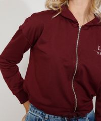 Blusao-de-Moletom-Feminino-Cropped--Life-is-Beautiful--com-Ziper-e-Capuz-Vinho-9976046-Vinho_5