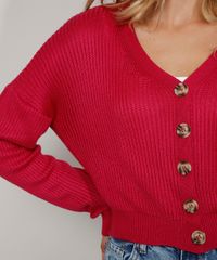 Cardigan-Feminino-de-Trico-Cropped-Decote-V-Pink-9975005-Pink_6