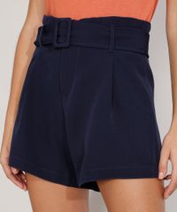 Short-Feminino-Alfaiataria-Clochard-Cintura-Alta-com-Cinto-Azul-Marinho-9975383-Azul_Marinho_1