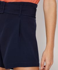 Short-Feminino-Alfaiataria-Clochard-Cintura-Alta-com-Cinto-Azul-Marinho-9975383-Azul_Marinho_4