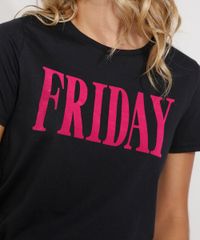 Camiseta-Feminina-Manga-Curta--Friday--Flocada-Decote-Redondo-Preta-9974553-Preto_2