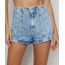 Short-Jeans-Feminino-Cintura-Alta-Hot-Pant-com-Recortes-Azul-Claro-9984567-Azul_Claro_1