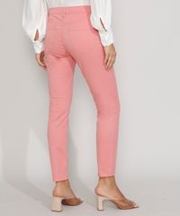 Calca-de-Sarja-Feminina-Cigarrete-Cintura-Media-Rosa-9978531-Rosa_2