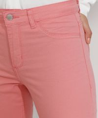 Calca-de-Sarja-Feminina-Cigarrete-Cintura-Media-Rosa-9978531-Rosa_6