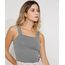 Regata-de-Jacquard-Feminina-Cropped-Estampada-Xadrez-Vichy-Alca-Larga-Decote-Reto-Preta-9979167-Preto_1