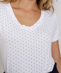 Camiseta-Feminina-Basica-Estampada-de-Poa-Manga-Curta-Decote-V-Branca-9580453-Branco_5