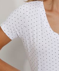 Camiseta-Feminina-Basica-Estampada-de-Poa-Manga-Curta-Decote-V-Branca-9580453-Branco_6