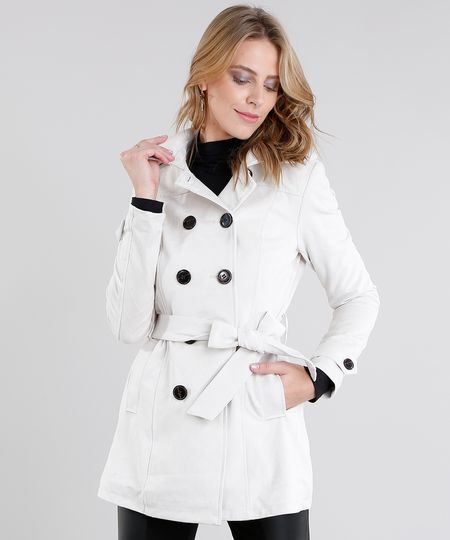Casaco-Feminino-Trench-Coat-em-Suede-Bege-Claro-8888639-Bege_Claro_1 Casaco-Feminino-Trench-Coat-em-Suede-Bege-Claro-8888639-Bege_Claro_1