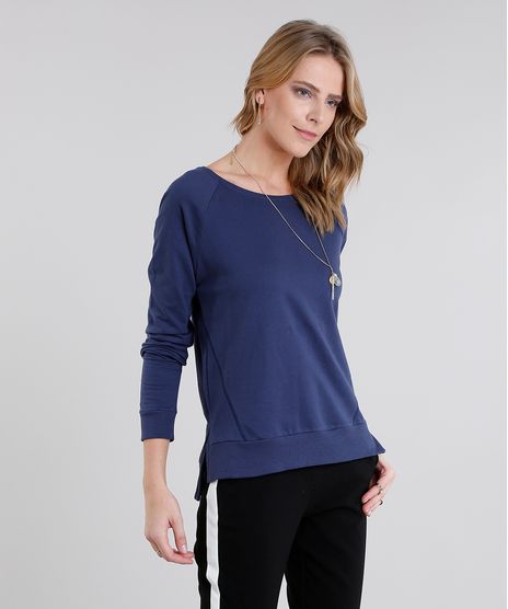 Blusa-Feminina-em-Moletom-Basico-Manga-Longa-Decote-Redondo-Azul-Marinho-9078722-Azul_Marinho_1