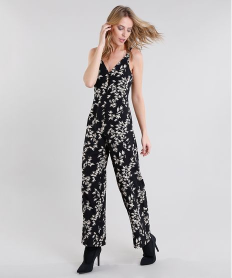 Macacao-Feminino-Estampado-de-Folhagem-Alca-Preto-8921057-Preto_1