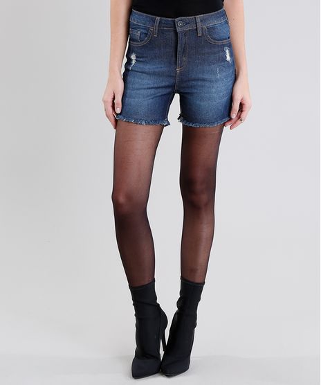 Short-Jeans-Feminino-Reto-Alto-Cintura-Alta-Azul-Escuro-9010643-Azul_Escuro_1