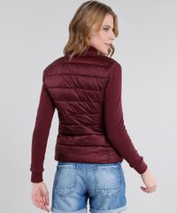 Jaqueta-Feminina-Puffer-Manga-Longa-em-Malha-Vinho-8846307-Vinho_2
