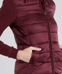 Jaqueta-Feminina-Puffer-Manga-Longa-em-Malha-Vinho-8846307-Vinho_4