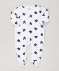 Macacao-estampado-de-estrelas-em-plush-em-Algodao---Sustentavel-Cinza-mescla-claro-8858994-Cinza_Mescla_Claro_1