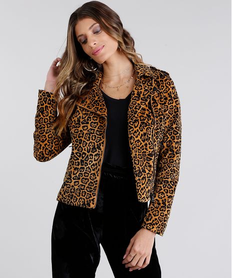 Jaqueta-Feminina-Biker-Estampada-Animal-Print-Gola-Perfecto-Manga-Longa-Caramelo-8862095-Caramelo_1