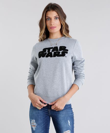 moletom star wars feminino