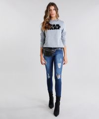 Blusao-Feminino-em-Moletom-Star-Wars-Manga-Longa-Decote-Redondo-Cinza-Mescla-8827213-Cinza_Mescla_3