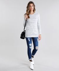 Sueter-Feminino-Longo-Oversized-em-Trico-Mescla-Manga-Longa-Decote-Redondo-Off-White-8892833-Off_White_3