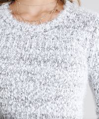 Sueter-Feminino-Longo-Oversized-em-Trico-Mescla-Manga-Longa-Decote-Redondo-Off-White-8892833-Off_White_4