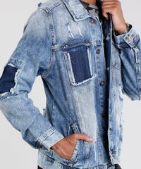 Jaqueta-Jeans-Masculina-Trucker-Destroyed-Manga-Longa-em-Algodao---Sustentavel-Azul-Medio-9058204-Azul_Medio_4