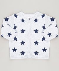 Cardigan-Infantil-em-Plush-Estampado-de-Estrelas-Manga-Longa-de-Algodao---Sustentavel-Cinza-Mescla-Claro-8859036-Cinza_Mescla_Claro_1